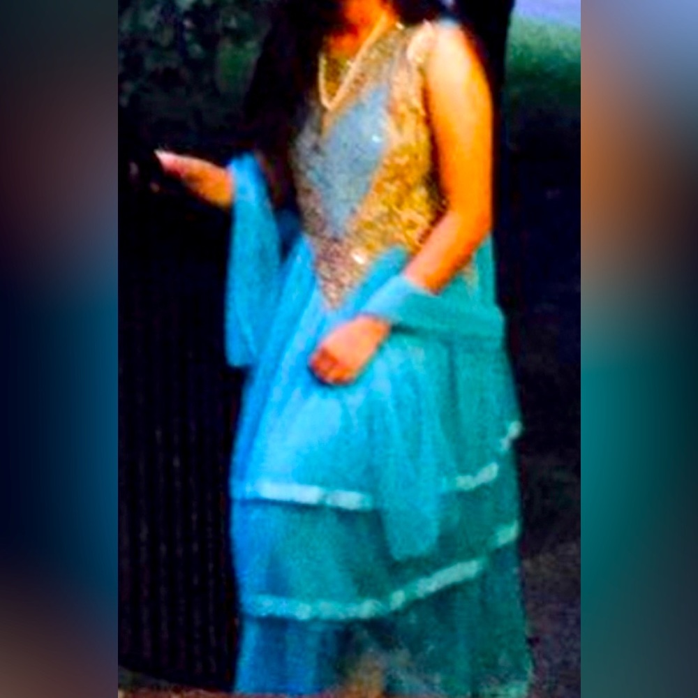 Blue Indian dress